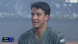 VIDEO / Tennis, Darderi-Jodar sospesa per la festa dell’Inter: la ricostruzione