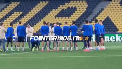 VIDEO FCIN1908 / Inter, squadra a rapporto da Inzaghi a centrocampo