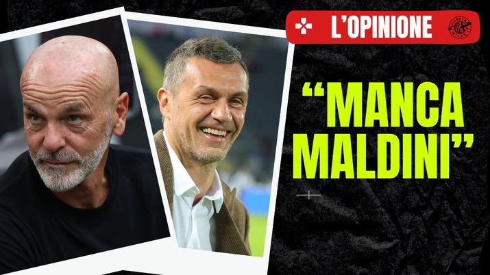 Paolo Maldini (direttore tecnico AC Milan) con Stefano Pioli, allenatore rossonero, durante una seduta di allenamento a Milanello | Milan News (Getty Images) Maldini Pioli AC Milan allenamento Milanello