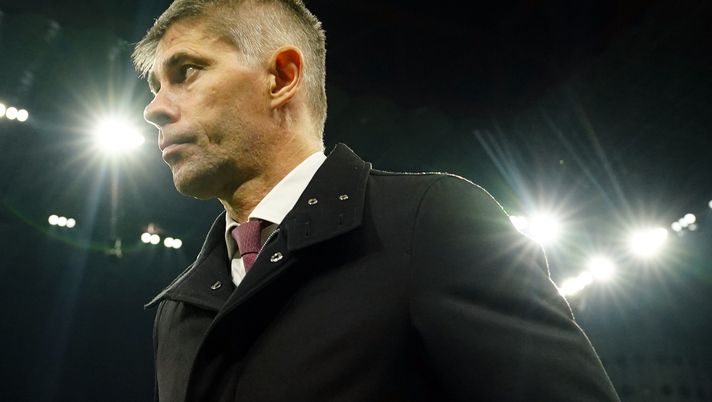 MILAN, ITALY - NOVEMBER 05: Frederic Massara looks during the Serie A match between AC MIlan and Spezia Calcio at Stadio Giuseppe Meazza on November 05, 2022 in Milan, Italy. (Photo by Pier Marco Tacca/AC Milan via Getty Images) Obiettivi e addii: ecco l’agenda di Massara - immagine 1