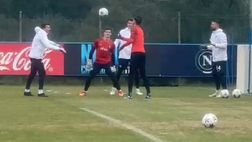 VIDEO Seduta mattutina del Napoli a Castel Volturno: l’allenamento dei portieri