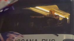 VIDEO VN – Dodo’ scatenato durante i festeggiamenti all’aeroporto