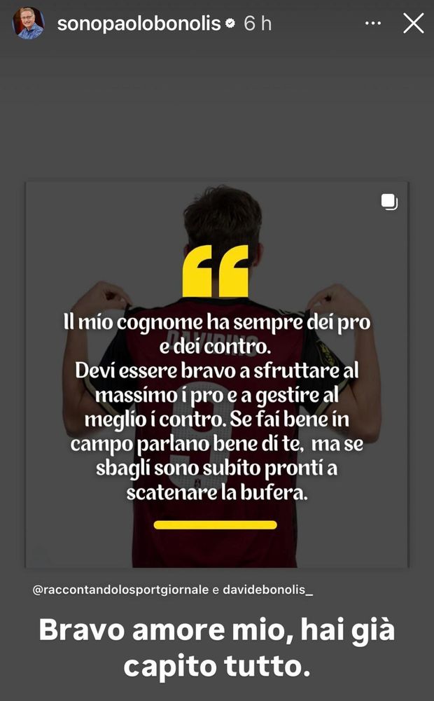 Il figlio di Bonolis sul cognome pesante, la risposta di papà Paolo: “Bravo amore, hai già…”- immagine 3
